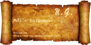 Már Gilgames névjegykártya